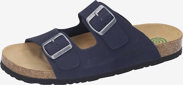 DR. BRINKMANN Pantolette 'Bonillo' in Blau: Vorderseite