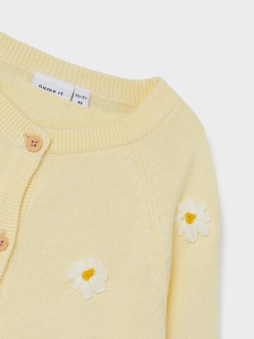 NAME IT Knit Cardigan 'Hablis' in Yellow