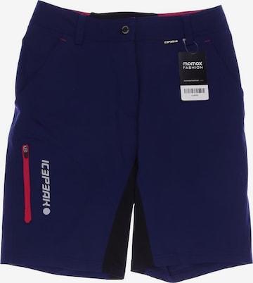 ICEPEAK Shorts in XS in Blue: front