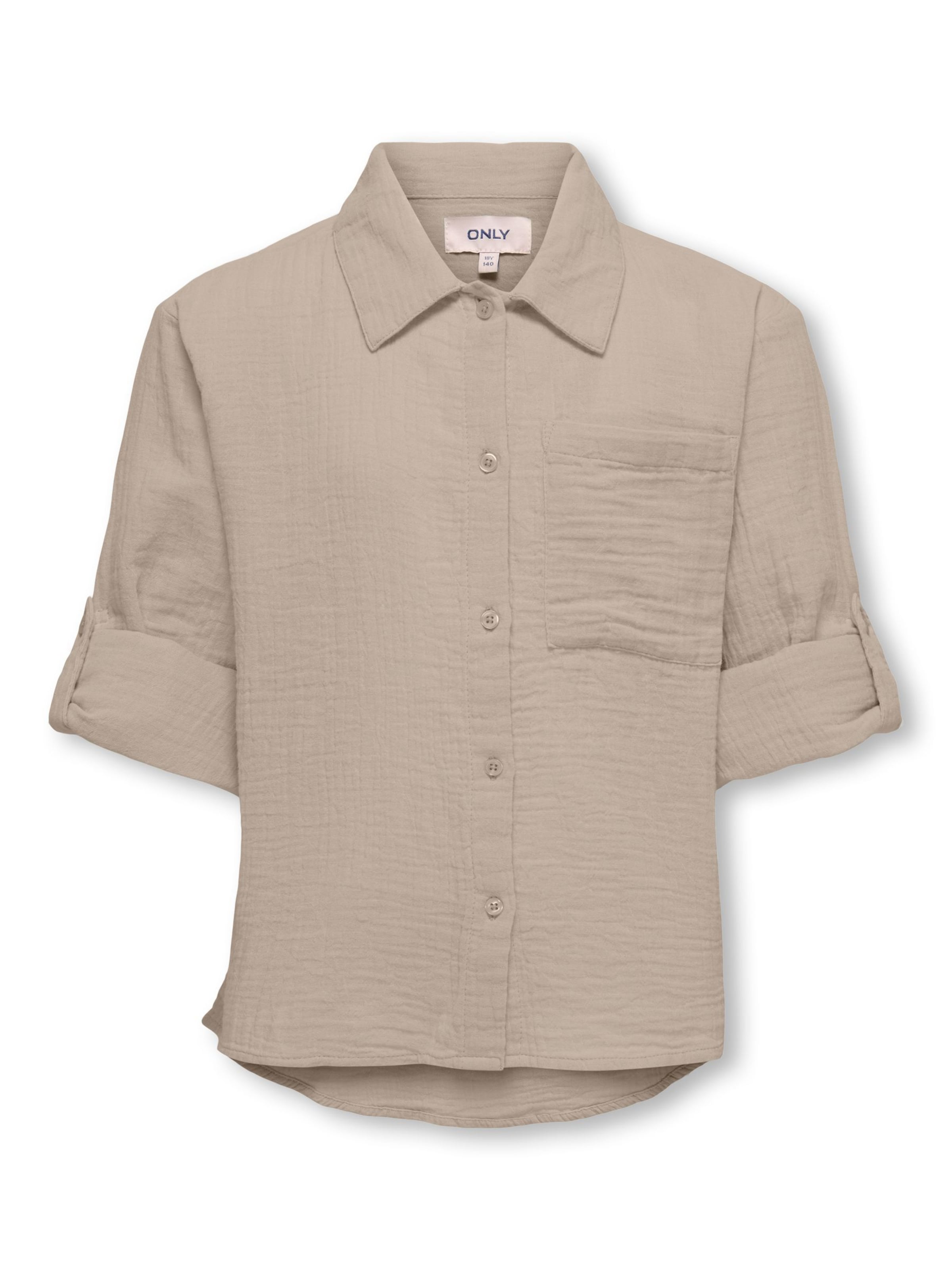 Chemisier 'KOGThyra' ONLY GIRLS en gris : devant