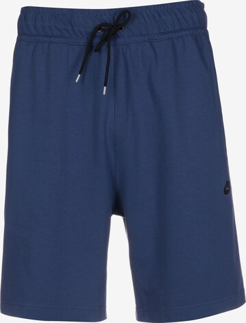 Nike Sportswear Regular Pants 'Knit' in Blue: front