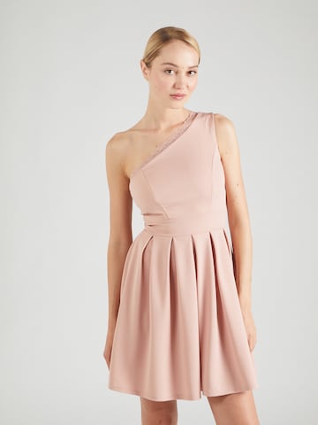 WAL G. Φόρεμα κοκτέιλ 'VANYA' σε ροζ: μπροστά