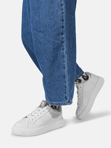 Crickit Platform trainers ' ORMA ' in Silver: front