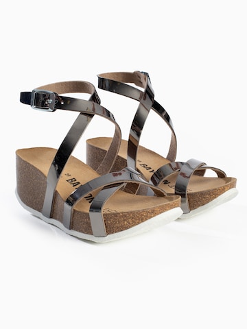 Bayton Strap sandal 'Asteria' in Silver