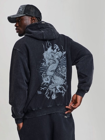 Ed Hardy Sweatshirt 'Gothic Dragon' in Schwarz