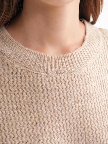 Pull-over MixRay en beige