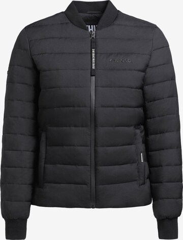 khujo Between-Season Jacket 'Edau' in Black: front