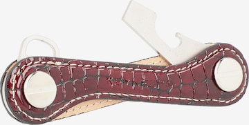 Keykeepa Sleutelhanger 'Leather' in Rood