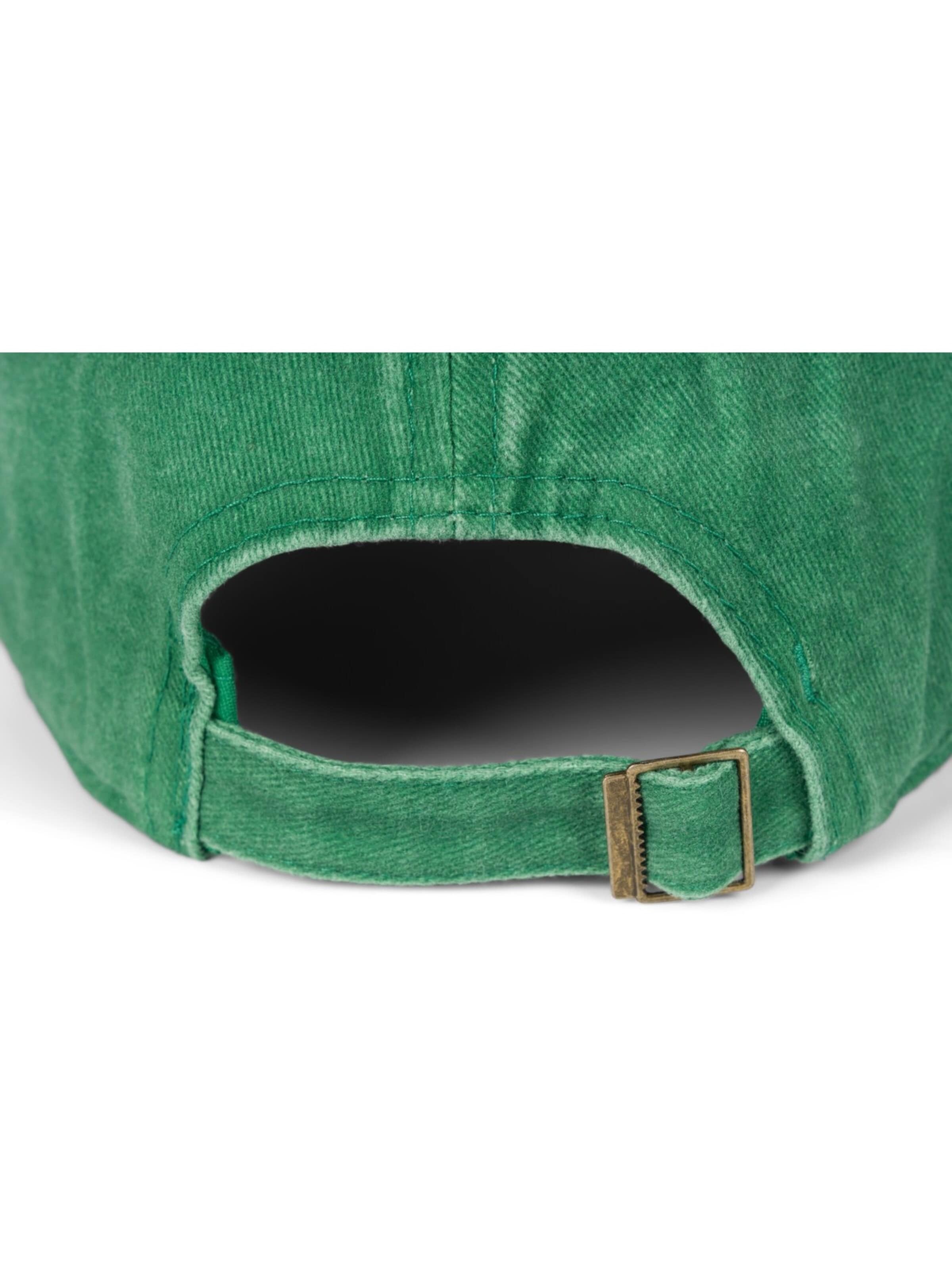styleBREAKER Cap 'Vintage Baseball Cap Washed Used Look' in Green