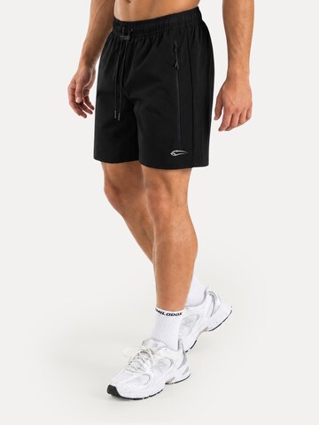 Regular Pantalon de sport ' Powerfit Riven ' Smilodox en noir