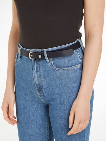 TOMMY HILFIGER Belt 'Essential Effortless' in Blue: front