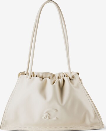 Borsa a sacco 'Dulse' di Coccinelle in bianco: frontale