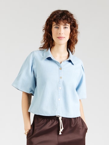 ONLY Blouse 'ONLULEA' in Blauw: voorkant