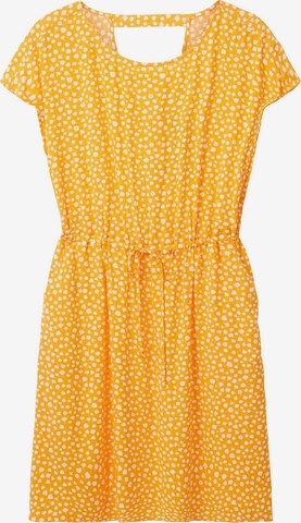 TOM TAILOR DENIM - Vestido de verano en naranja: frente