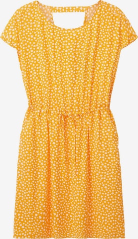 TOM TAILOR DENIM فستان صيفي بلون برتقالي: الأمام