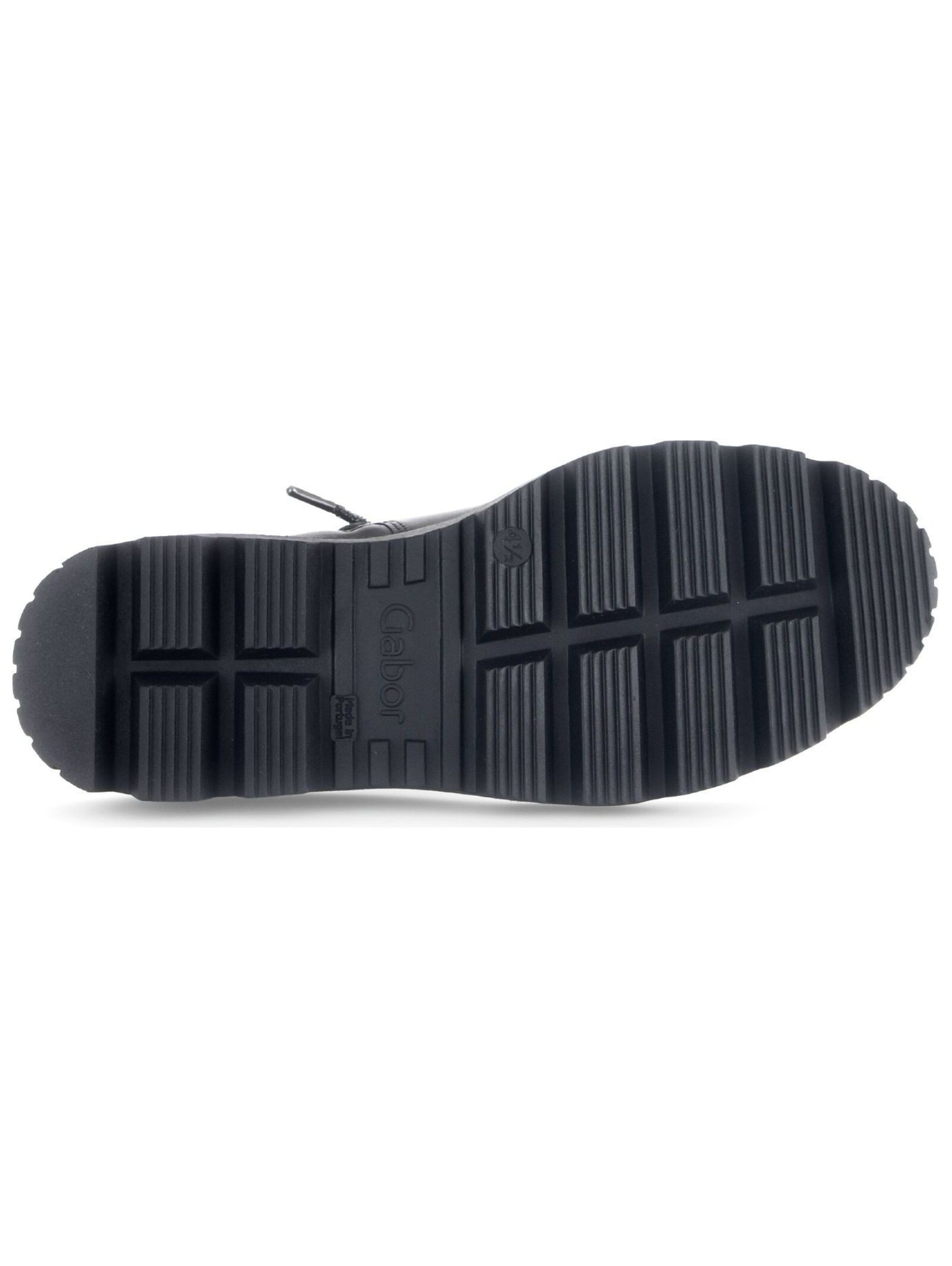 GABOR Lace-up bootie in Black