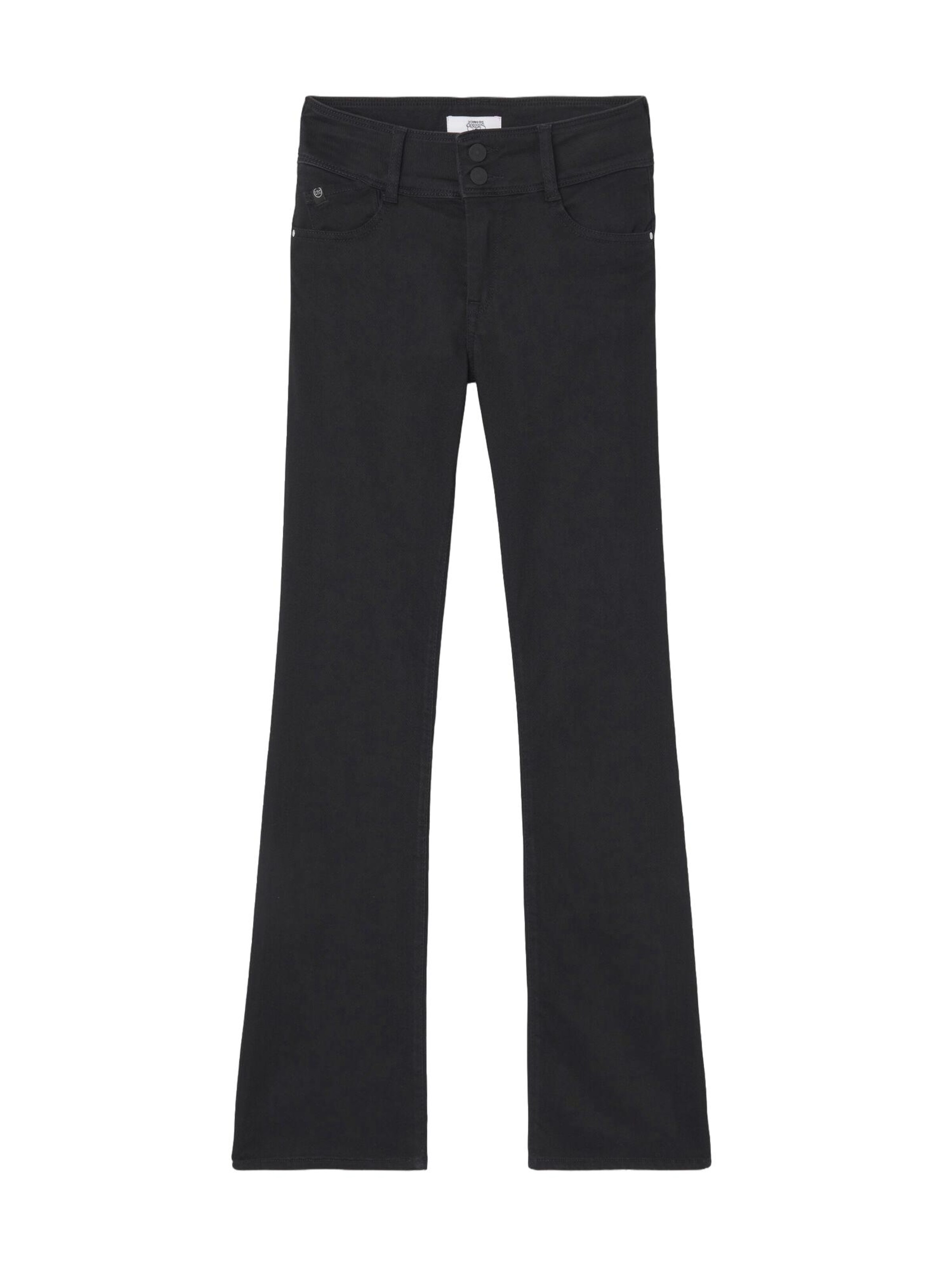 Bootcut Jean Le Temps Des Cerises en noir : devant