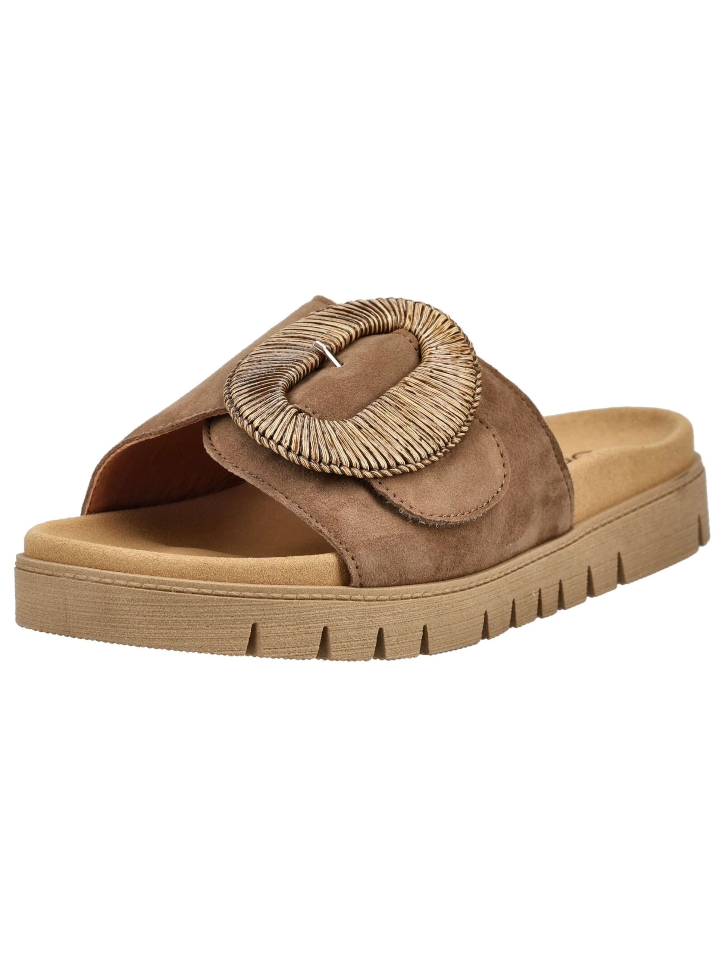 Zoccoletto di GABOR in marrone: frontale