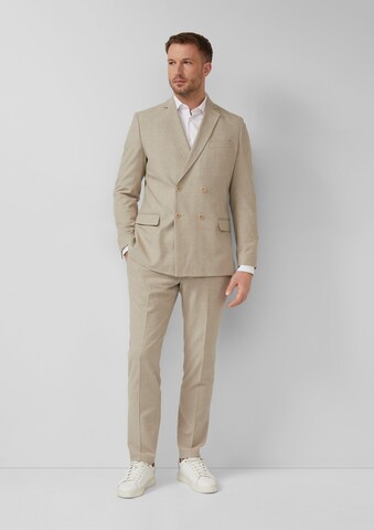 s.Oliver Slimfit Pantalon 'Pure' in Beige