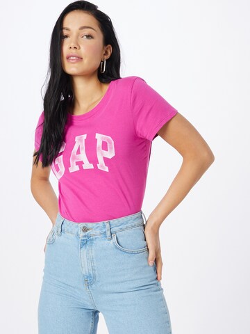 GAP Shirt in Lila: voorkant