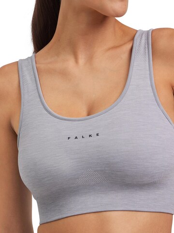 FALKE Bustier Sport-BH in Grau