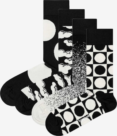 Happy Socks Κάλτσες σε μαύρο / λευκό, Άποψη προϊόντος