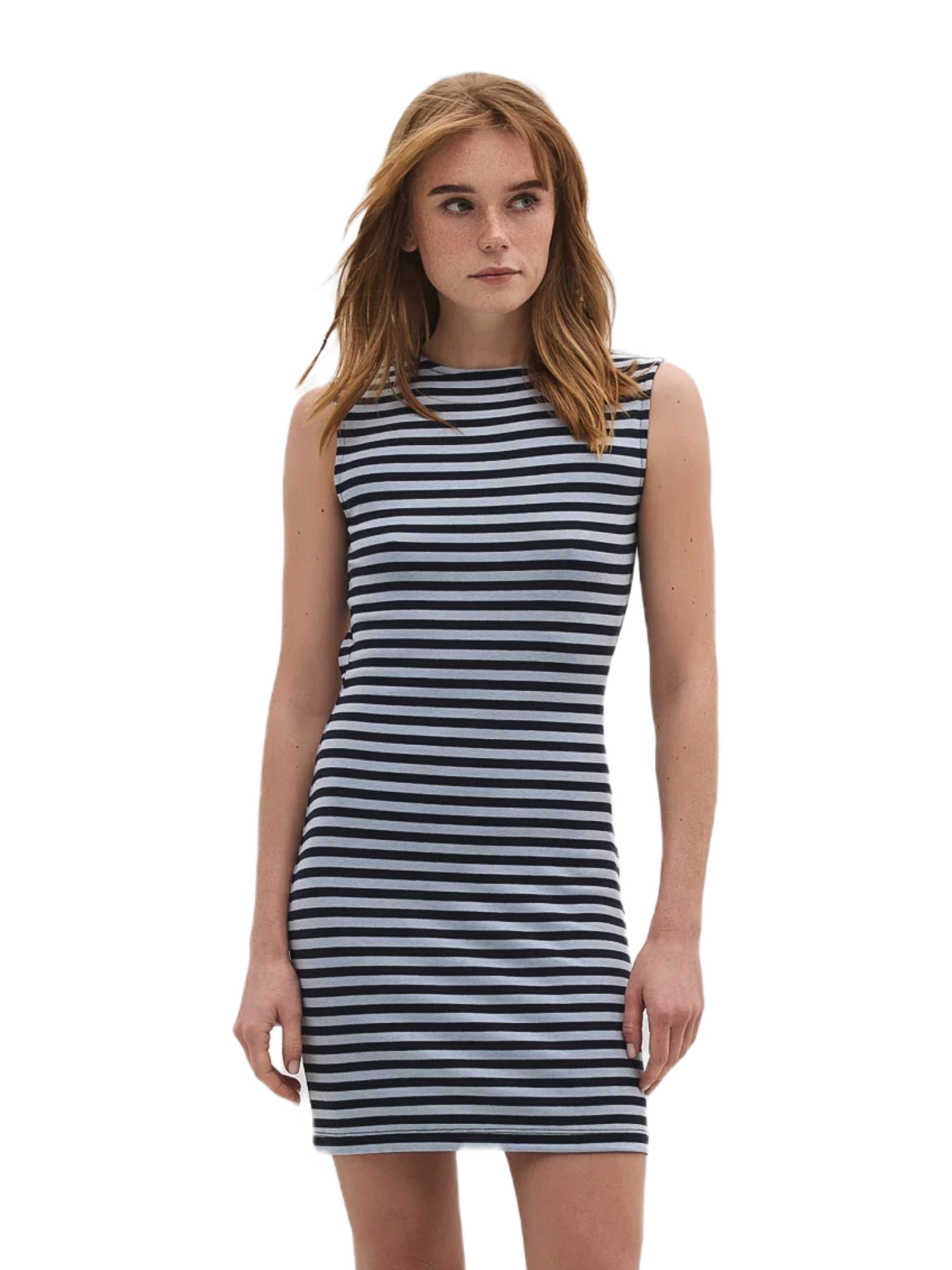 No Matter What Dress in Blue: front