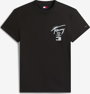T-Shirt 'CITY' Tommy Jeans en noir : devant