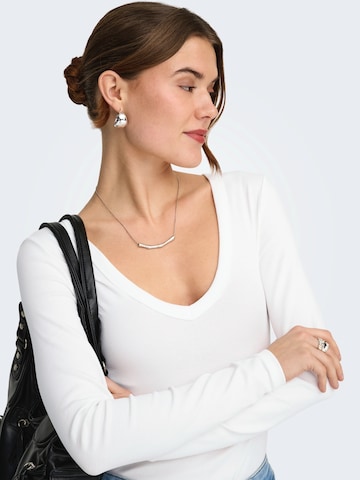 ONLY Tričko 'ONLMILA' – bílá