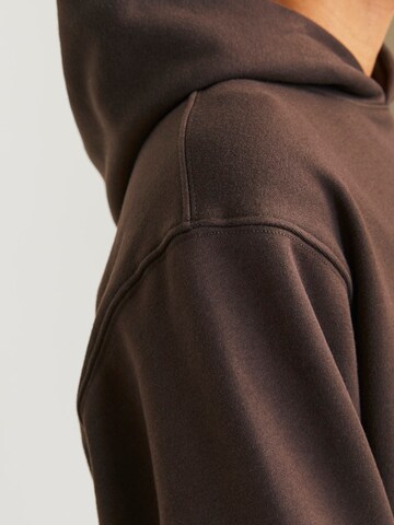 JACK & JONES Sweatshirt 'JJUrban Egde' in Brown