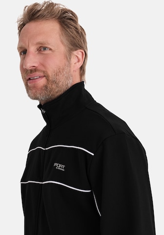 Stooker Men Sweatjacke 'SIDNEY' in Schwarz