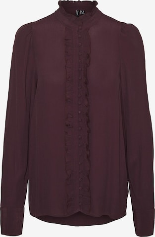 VERO MODA Blouse 'SELLA' in Rood: voorkant