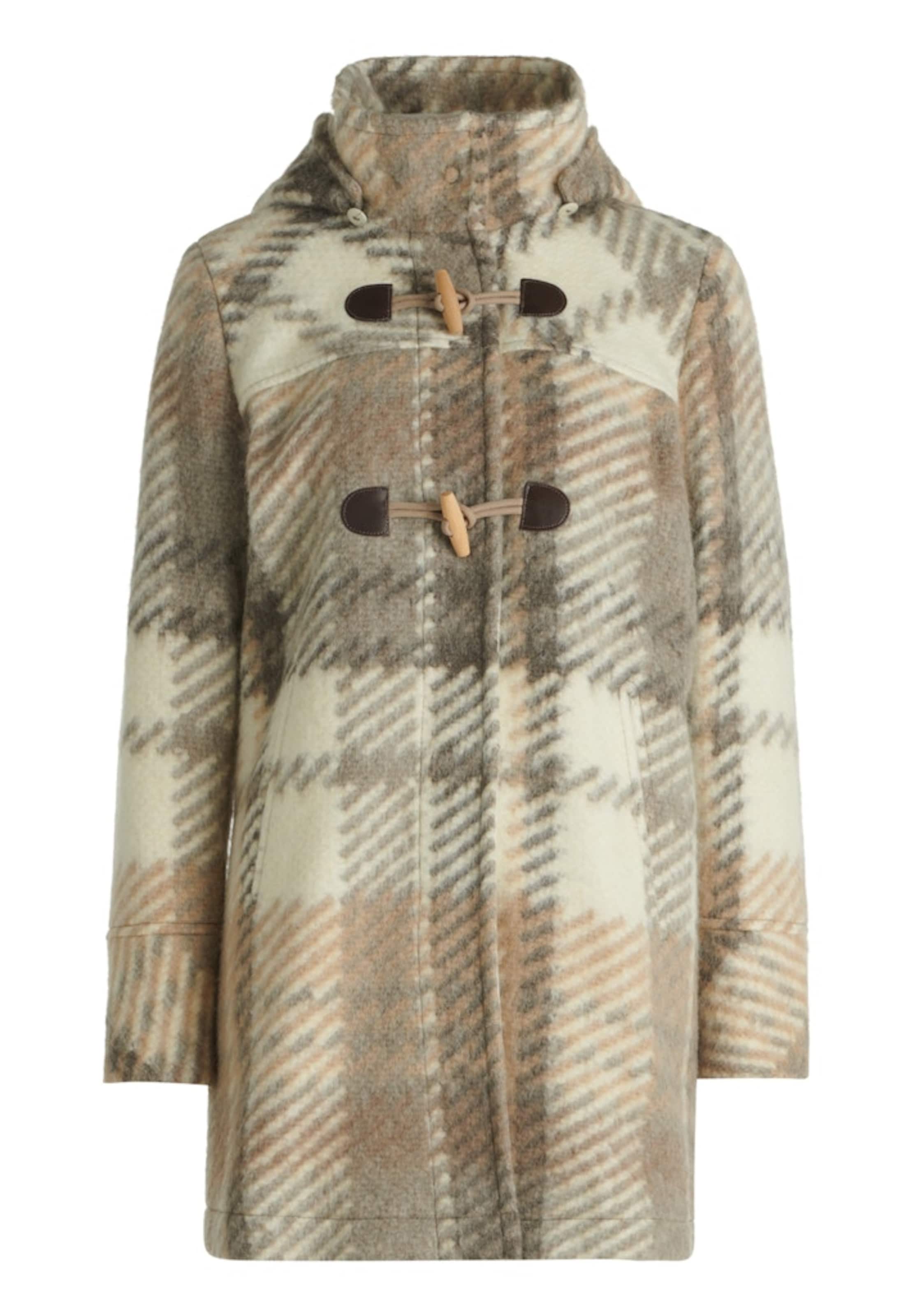 Amber & June - Casaco meia-estação em cinzento: frente