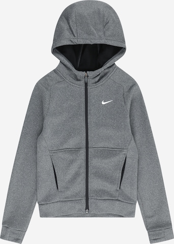 NIKE Athletic Fleece Jacket in Grey: front