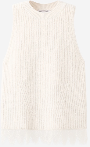 MANGO Neuletoppi 'BRUMA' värissä beige: etupuoli