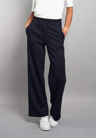 Seidel Moden Wide Leg Hose in Blau