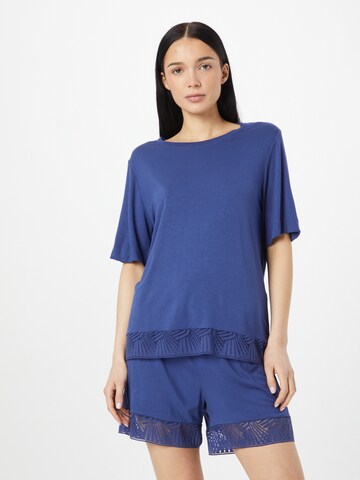 ESPRIT Pyjama värissä sininen: etupuoli