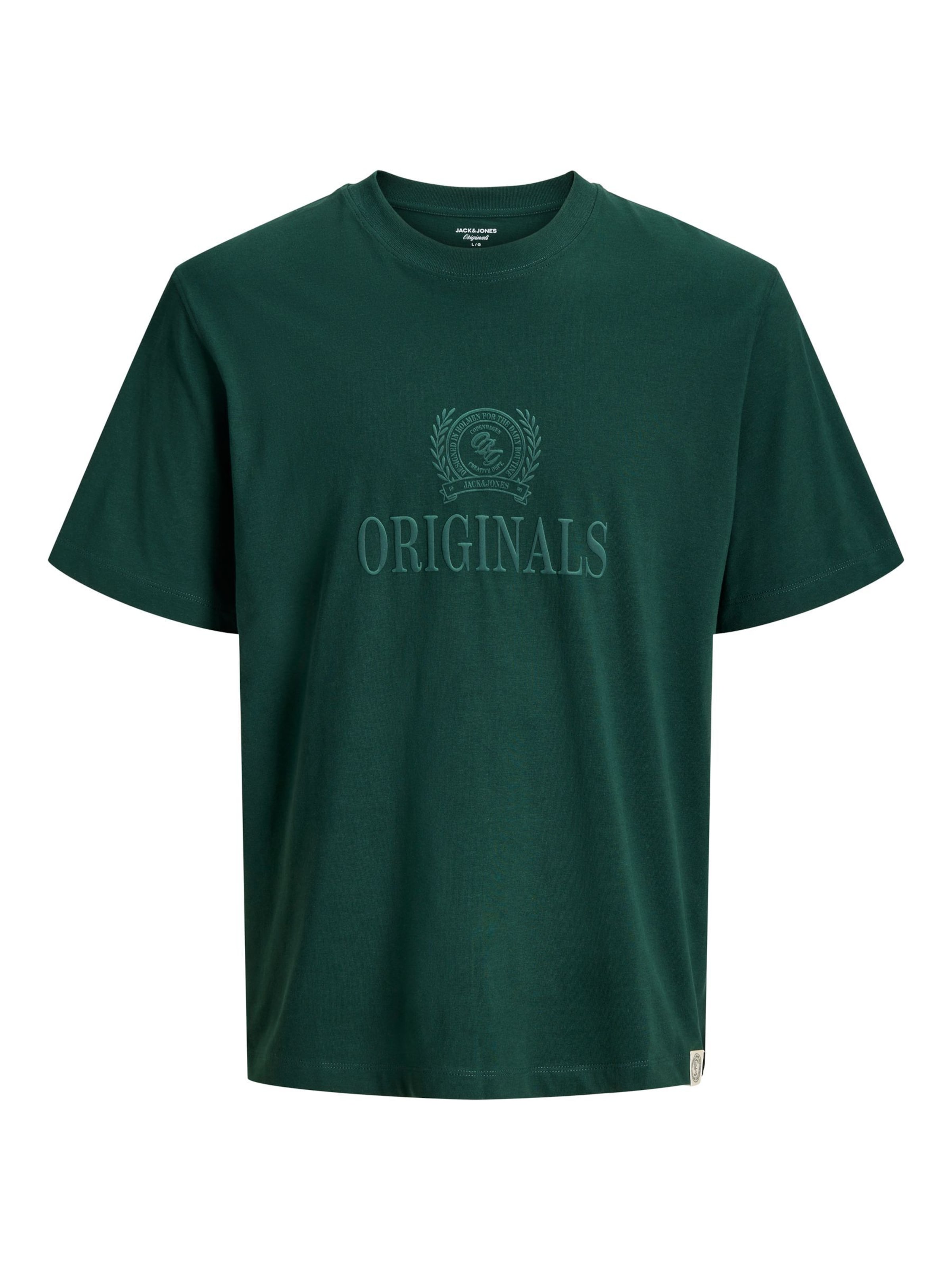 Jack & Jones Plus Shirt 'JORFREDERIKSBERG' in Green: front
