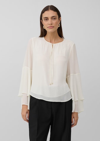 Chemisier s.Oliver BLACK LABEL en beige : devant