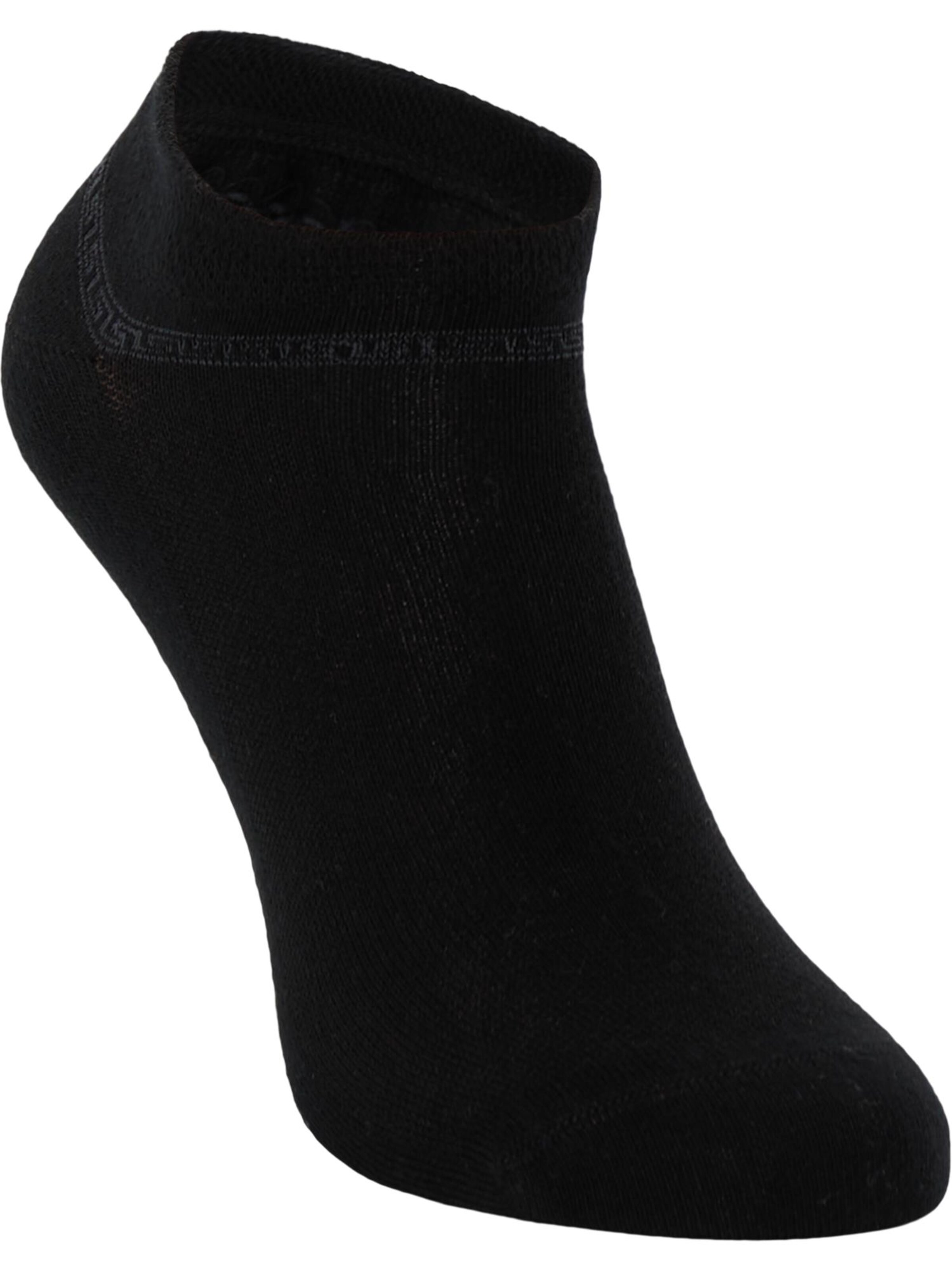 Carlo Colucci Socken ' Amalfi ' in Schwarz: Vorderseite
