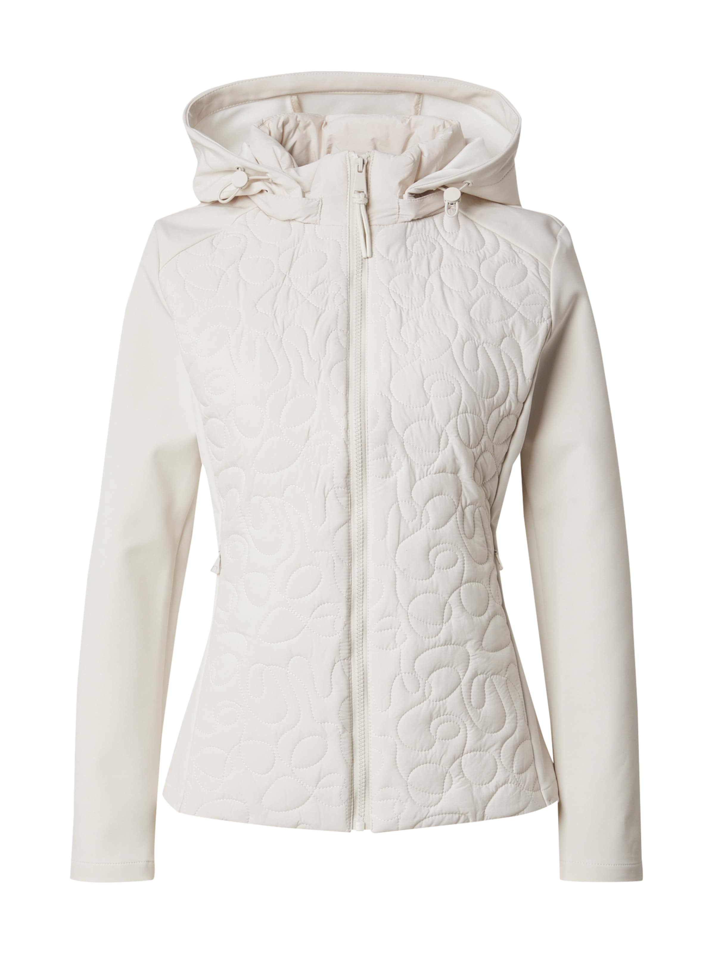 s.Oliver Φθινοπωρινό και ανοιξιάτικο μπουφάν σε λευκό: μπροστά