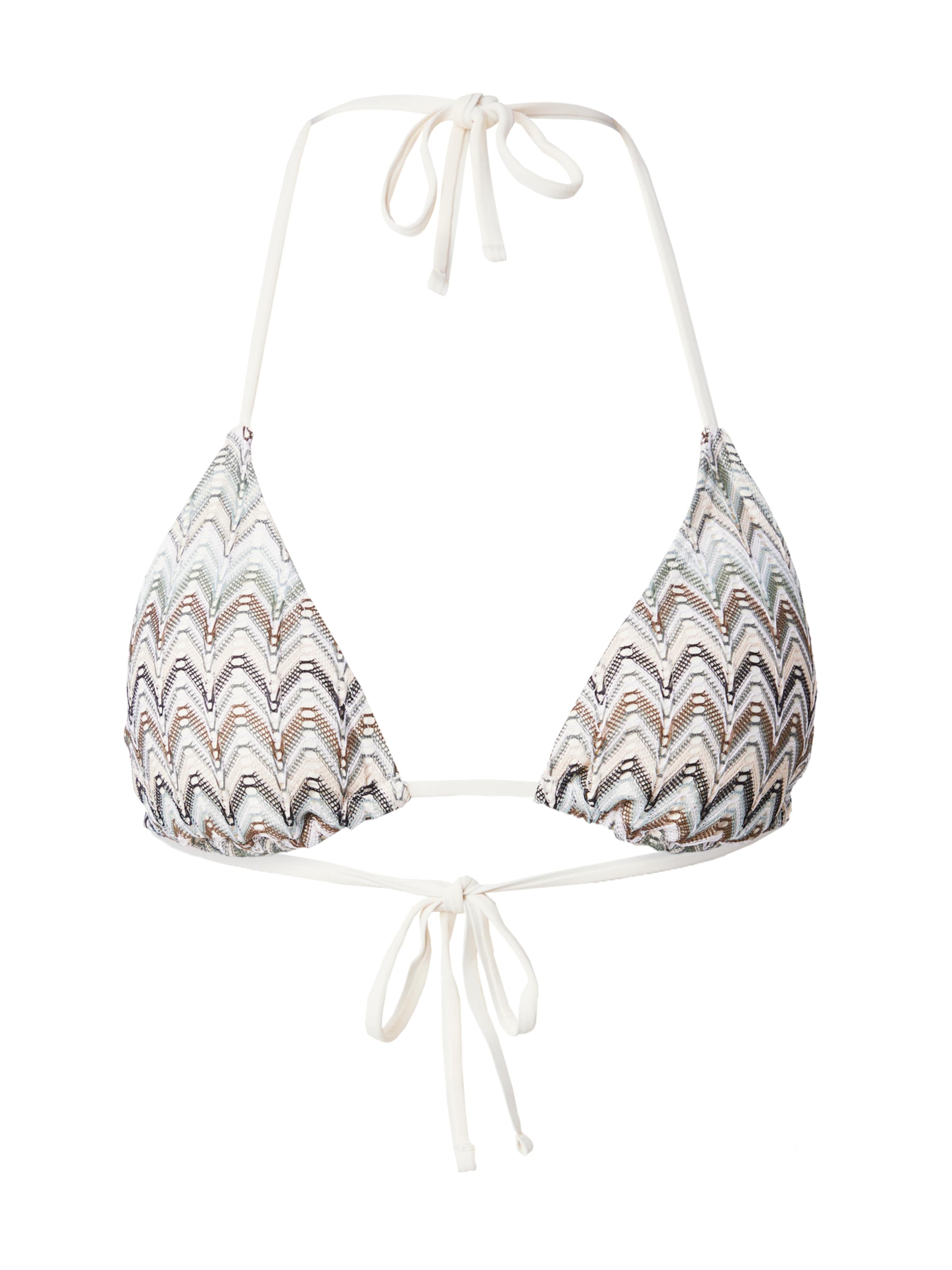 BeckSöndergaard Trojuholníky Bikinový top 'Amber' - Zelená: predná strana