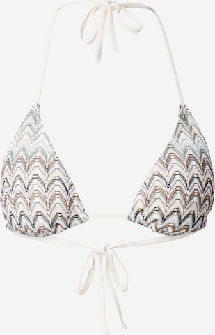 BeckSöndergaard Kolmio Bikinitoppi 'Amber' värissä vihreä: etupuoli