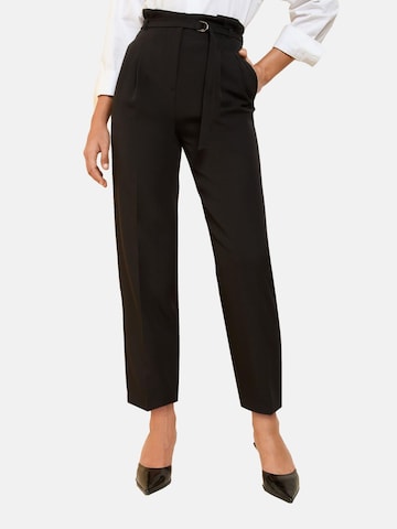 Friends Like These regular Παντελόνι πλισέ σε μαύρο: μπροστά