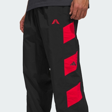 Effilé Pantalon de sport 'Anthony Edwards Foundation' ADIDAS PERFORMANCE en noir