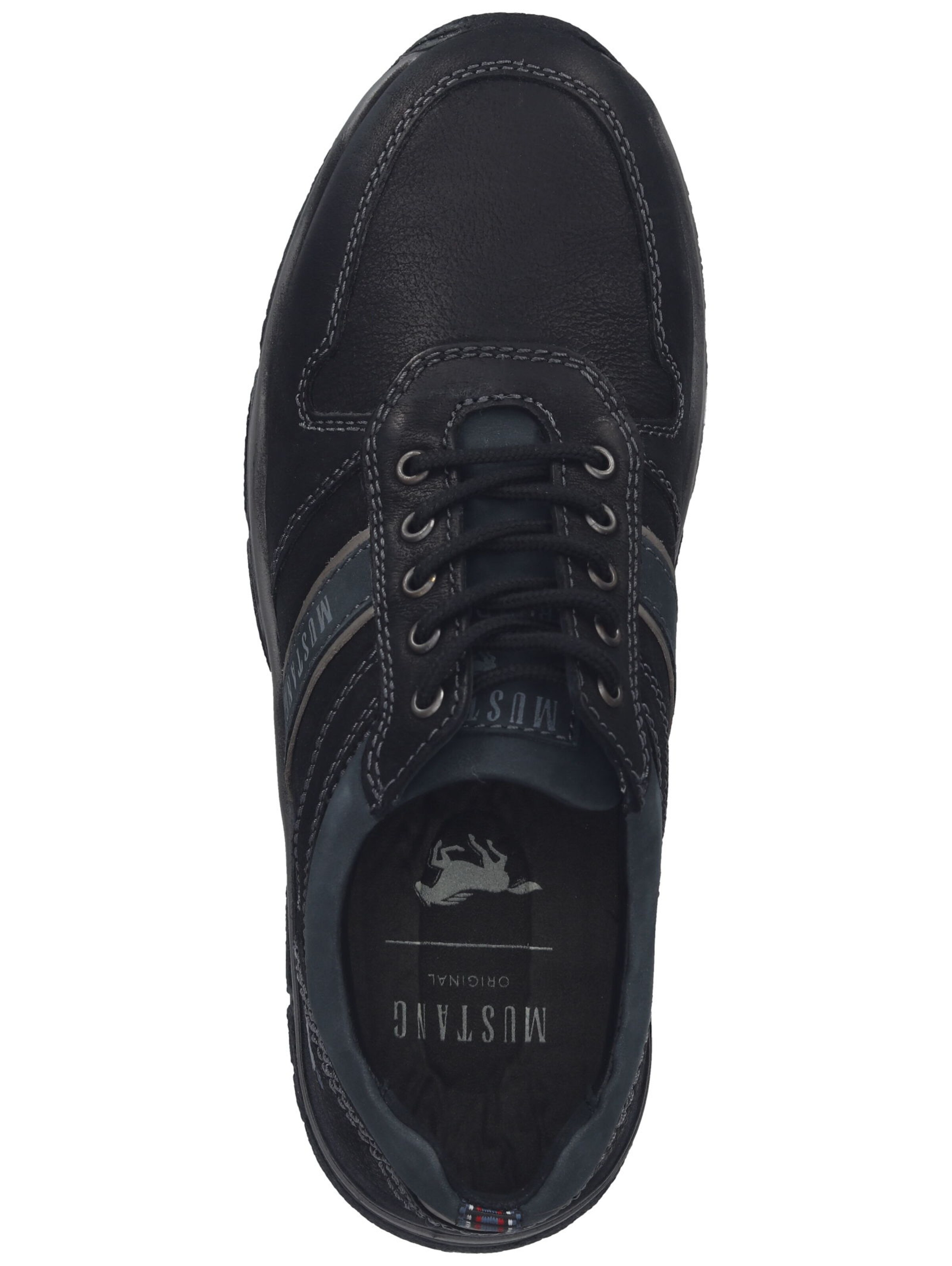 MUSTANG Sportlicher Schnürschuh in Schwarz