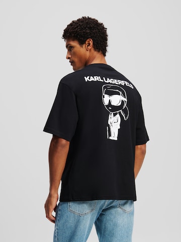 Karl Lagerfeld Shirt 'IKON' in Black