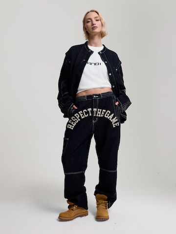 AND1 - Ropa ancha Vaquero 'Respect The Game' en azul