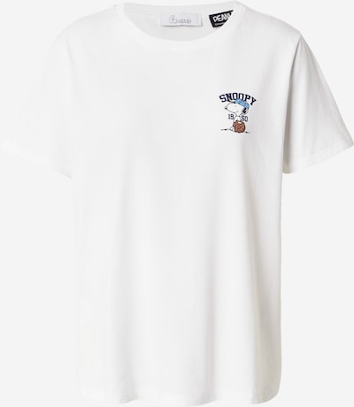 Marškinėliai 'Snoopy' iš PRINCESS GOES HOLLYWOOD, spalva – tamsiai mėlyna jūros spalva / azuro spalva / ruda / balta, Prekių apžvalga