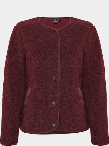 Didriksons Fleece jas 'SELMA' in Rood: voorkant